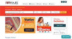Desktop Screenshot of nmviajes.com