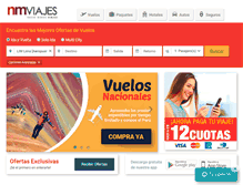 Tablet Screenshot of nmviajes.com